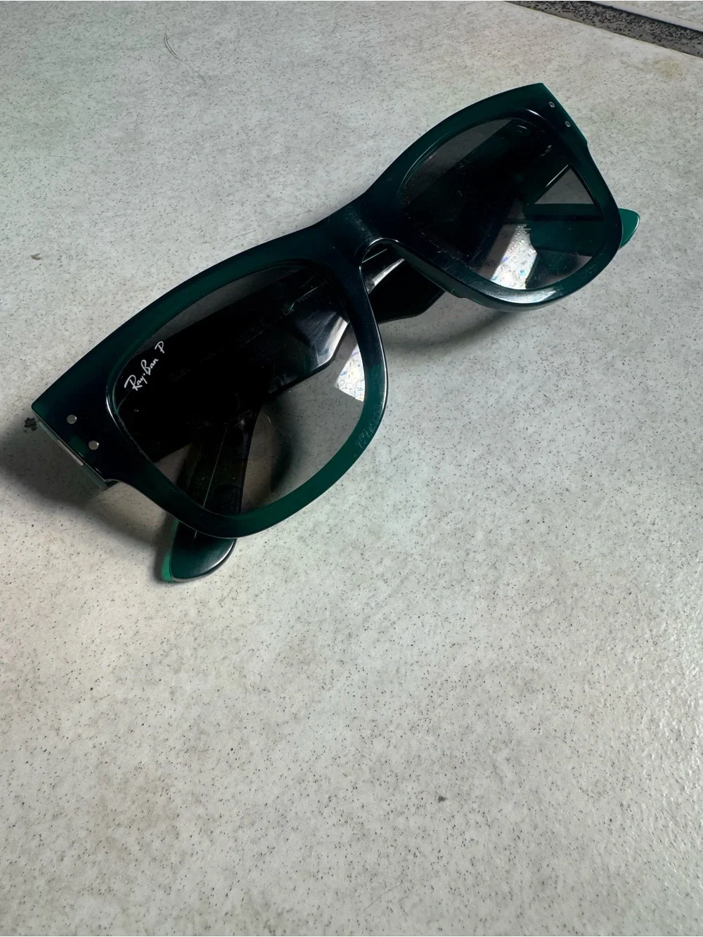 Green Ray Ban Mega Wayfarer RB0840S 0840 Gray Lens Size 51/21